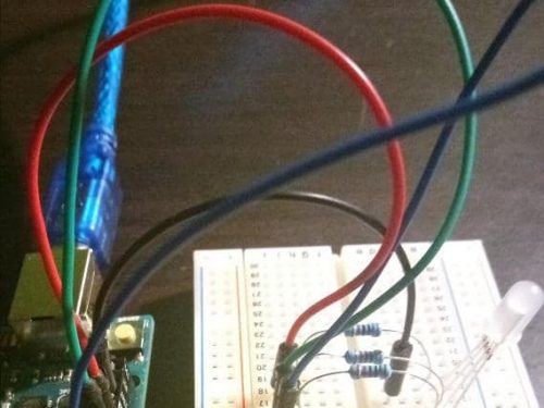 Manage an RGB led with Arduino