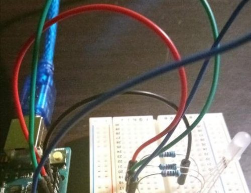 Manage an RGB led with Arduino