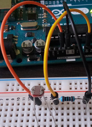 photoresistor arduino circuit